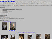 Tablet Screenshot of keramika.neco.cz